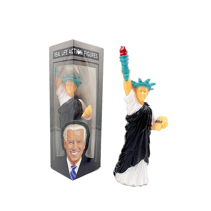 Joe Biden Statues for Decoration Funny Simulation Figure