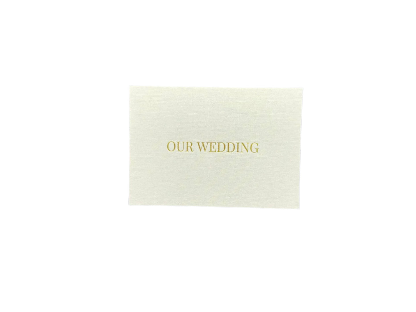 Wedding 7 Inch Video Linen Greeting Card