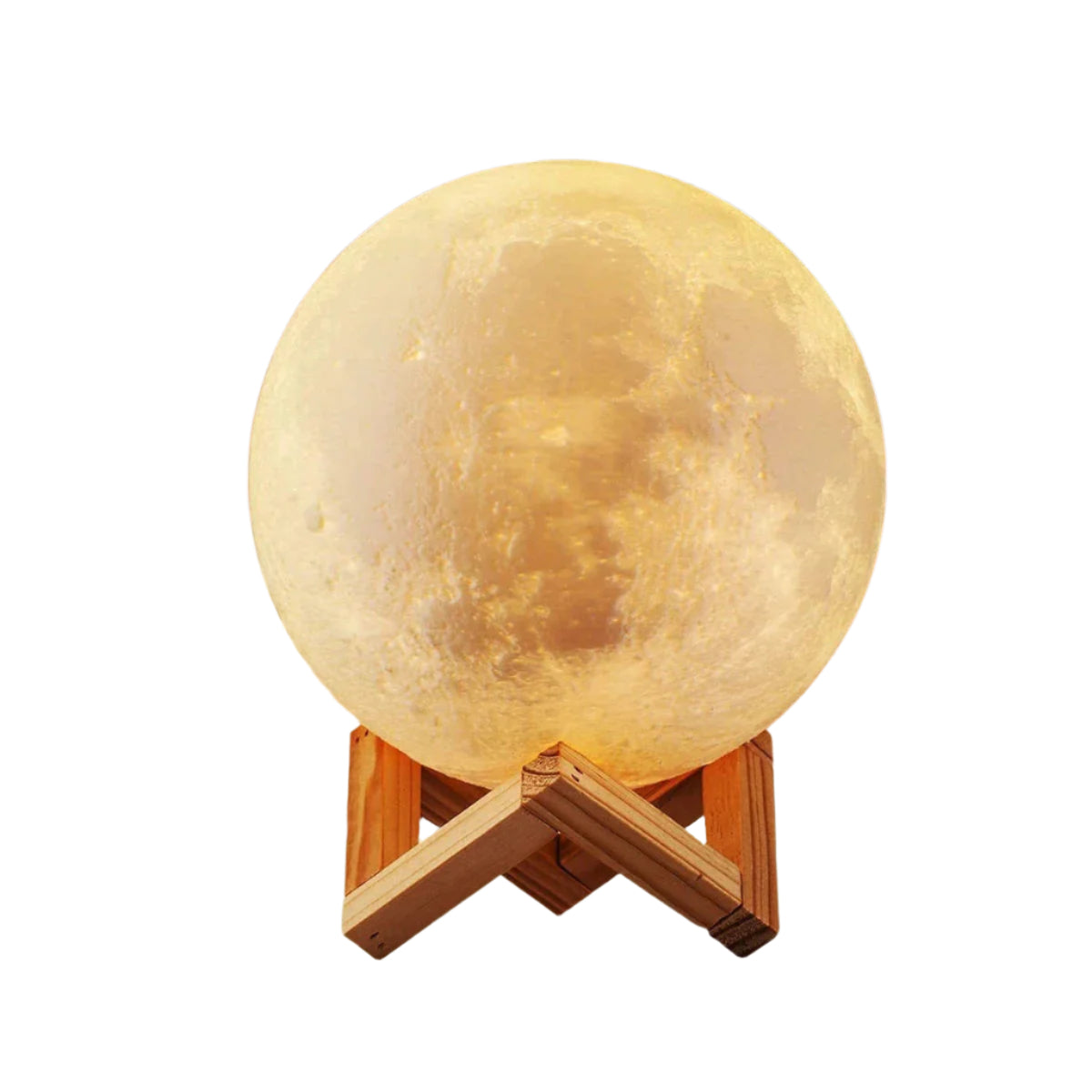 D5 Starry Moon Lamp 8Cm - LED Night Light with Stand, Perfect for Bedroom Decor and Gifts