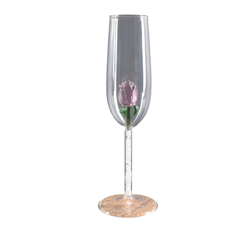 Rose Champagne Glass Simple Fashion Glass