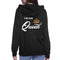 Her King His Queen Couple Hooded Printed Sweater