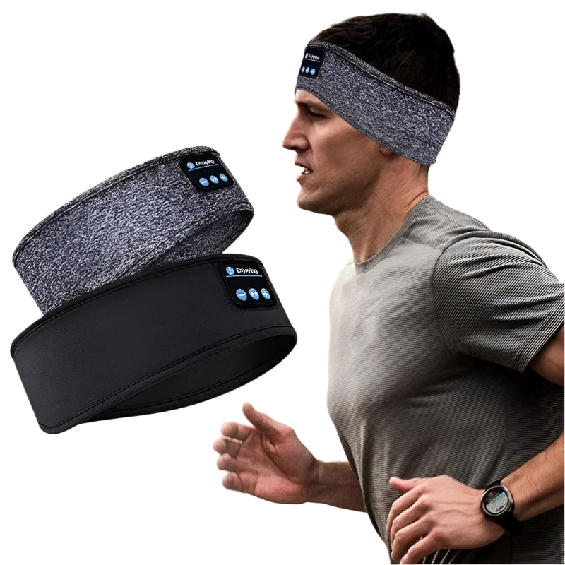 Bluetooth Sleep Headband – Wireless Headphones, Built-In Speakers, Comfortable Fabric, 10-Hour Battery Life